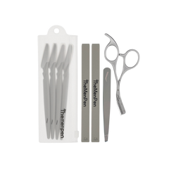 The Men Pen Complete Eyebrow Grooming Kit for Men | Scissors, Tweezers, Razors & 2 Eyebrow Filler Pens for Shaping | Trimming & Defining Brows