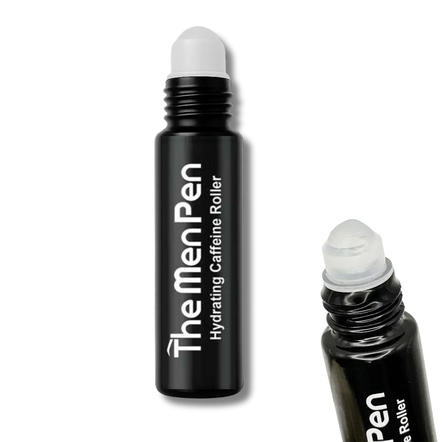 Hydrating Caffeine Eye Roller for Men - Reduces Puffiness and Dark Circles. Mens Grooming Kit. Mens Grooming Essentials. Men Pen Refresher Kit.