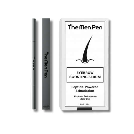 The Men Pen Eyebrow Boosting Kit | Eyebrow, Beard and Hair Filler | Waterproof, Long Lasting, Sweat Proof