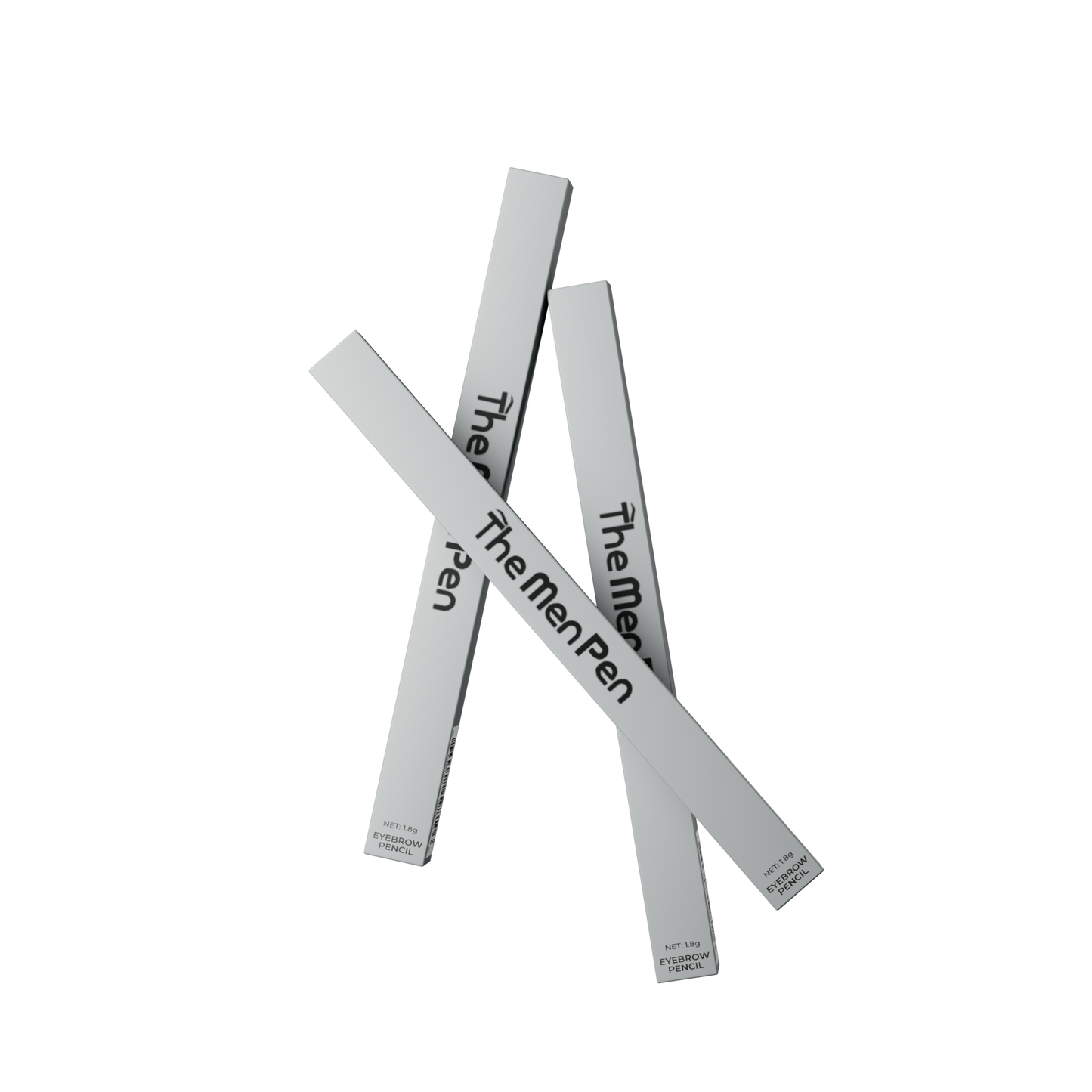 The Men Pen 3-Pack + 4 Razor Precision Grooming Kit for Men | Natural Finish, Waterproof, Long-Lasting, Sweatproof
