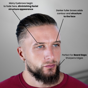 The Men Pen Grooming | Eyebrow, Beard and Hair Filler | Waterproof, Long Lasting, Sweat Proof