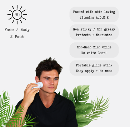 Tallow Guard SPF 30 Mineral Sun Protection | Non Nano Zinc Oxide Sunscreen | Grass-Fed Tallow & Essential Oils