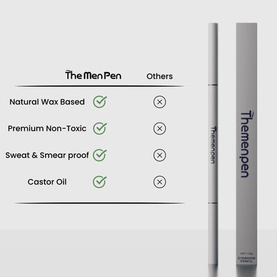 The Men Pen Grooming | Eyebrow, Beard and Hair Filler | Waterproof, Long Lasting, Sweat Proof
