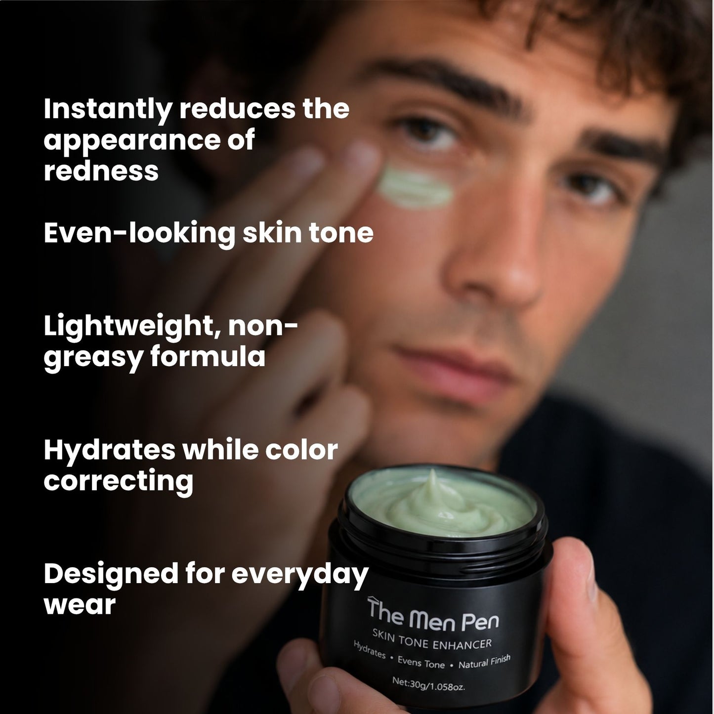 The Men Pen Combo | Hair Filler Pen + Skin Tone Enhancer | Fix Patchy Brows, Erase Redness & Dark Circles