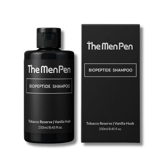 The Men Pen Peptide Powered Hair Care | Tobacco Reserve & Vanilla Husk