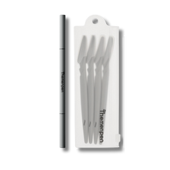 The Men Pen Eyebrow + 4 Razor Precision Grooming Kit for Men | Waterproof, Long-Lasting, Sweatproof