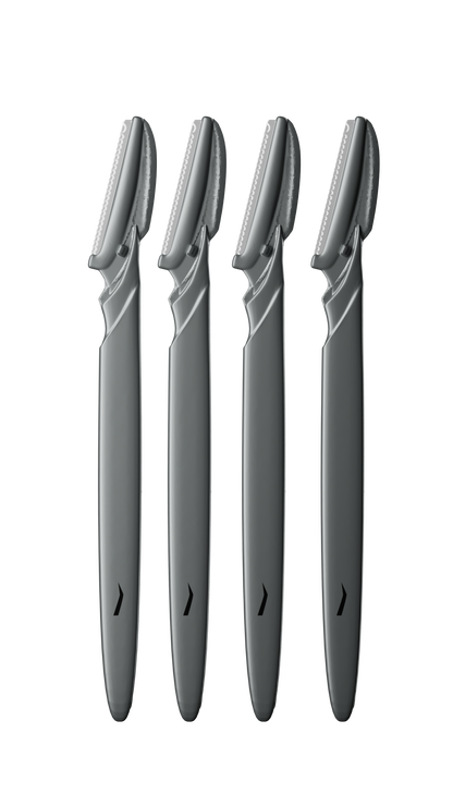 The Men Pen, 4-pack of Men Pen Precision Razors, crafted for shaping facial hair, eyebrows, how to fix a patchy beard