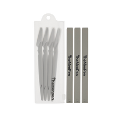The Men Pen 3-Pack + 4 Razor Precision Grooming Kit for Men | Natural Finish, Waterproof, Long-Lasting, Sweatproof